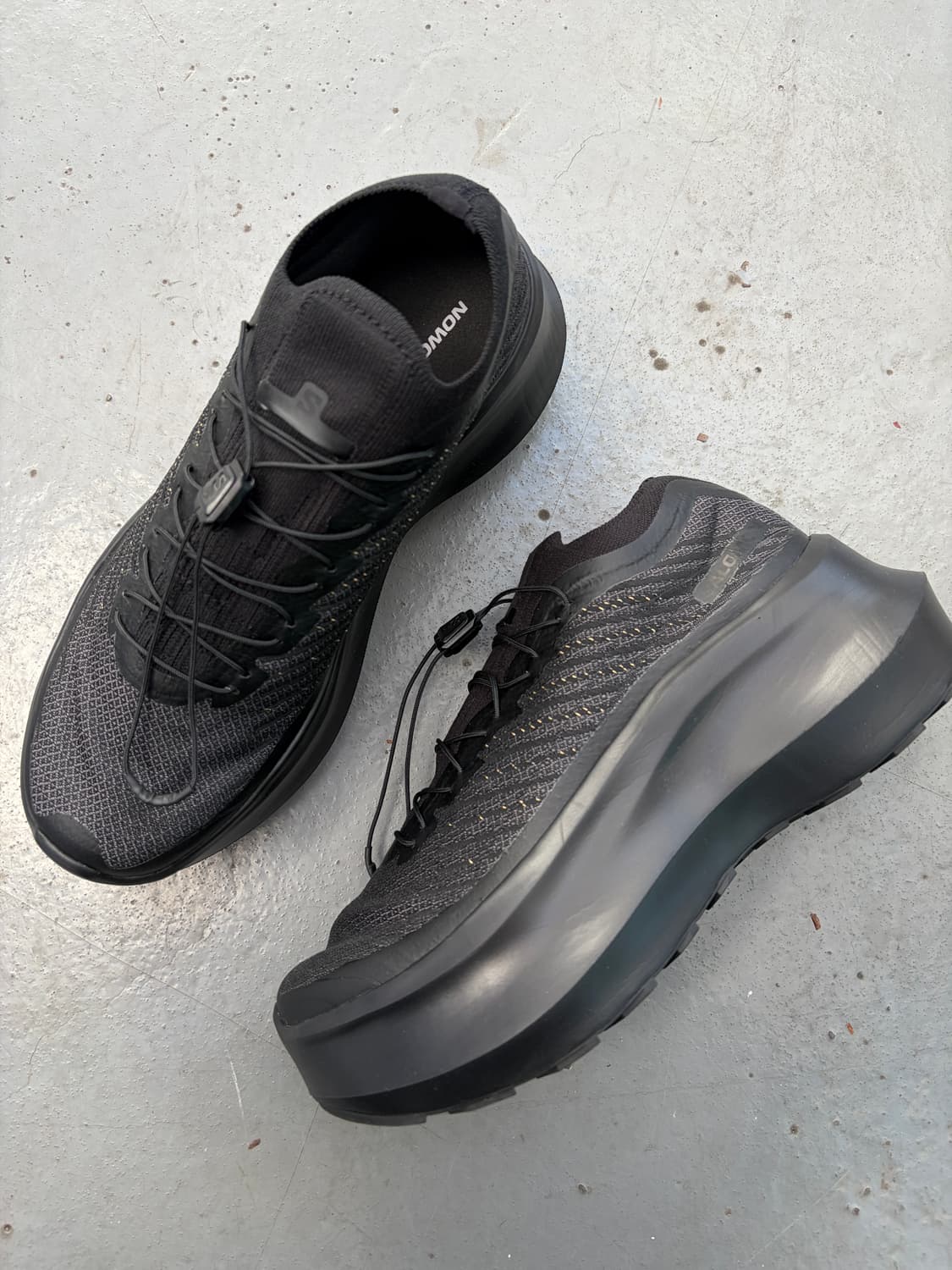 살로몬 x 꼼데가르송 옴므 펄사 플랫폼 블랙 CDG x Salomon P 상품이미지1