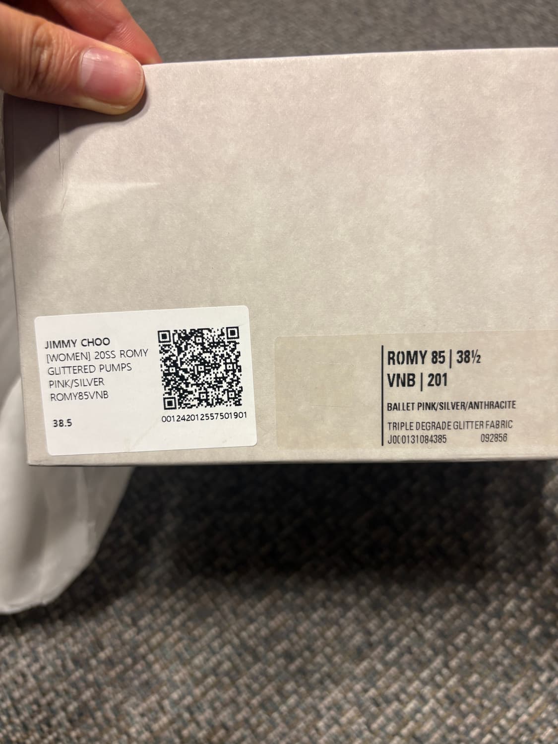 웨딩슈즈 지미추 로미 85 글리터 펌프스 38.5 상품이미지8