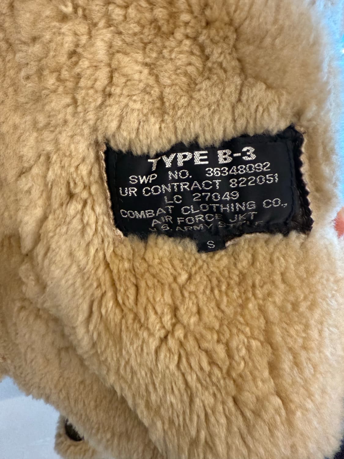 90s B-3 무스탕 상품이미지6