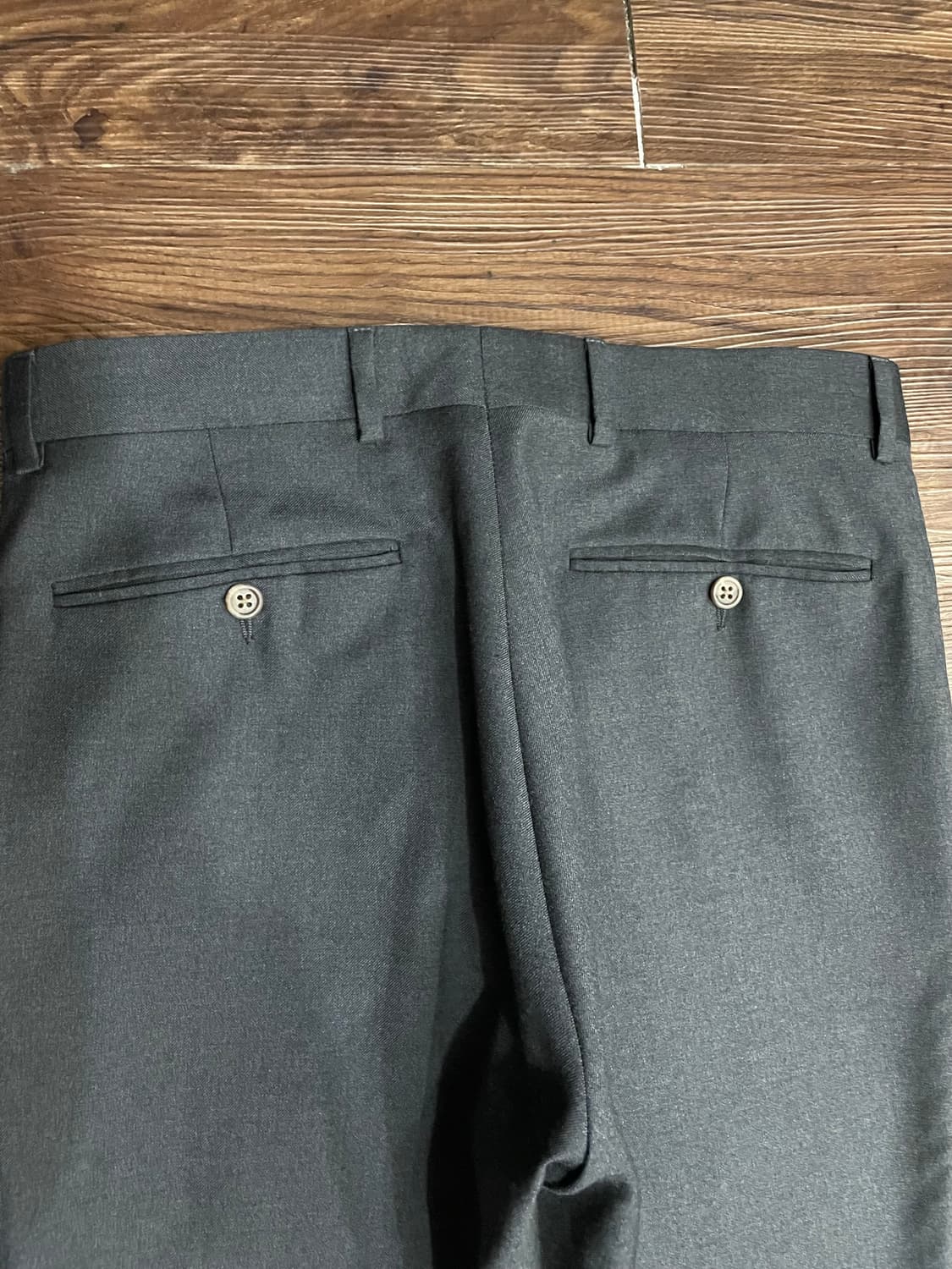 폴로 이태리산 울 트라우저 팬츠 슬랙스 챠콜 상품이미지10