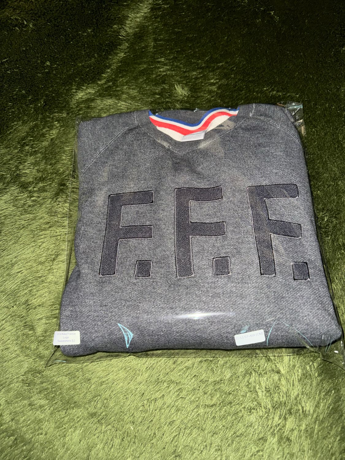 [L] 나이키 F.F.F. 프랑스 풋볼 집포켓 스웻셔츠 그레이 상품이미지10