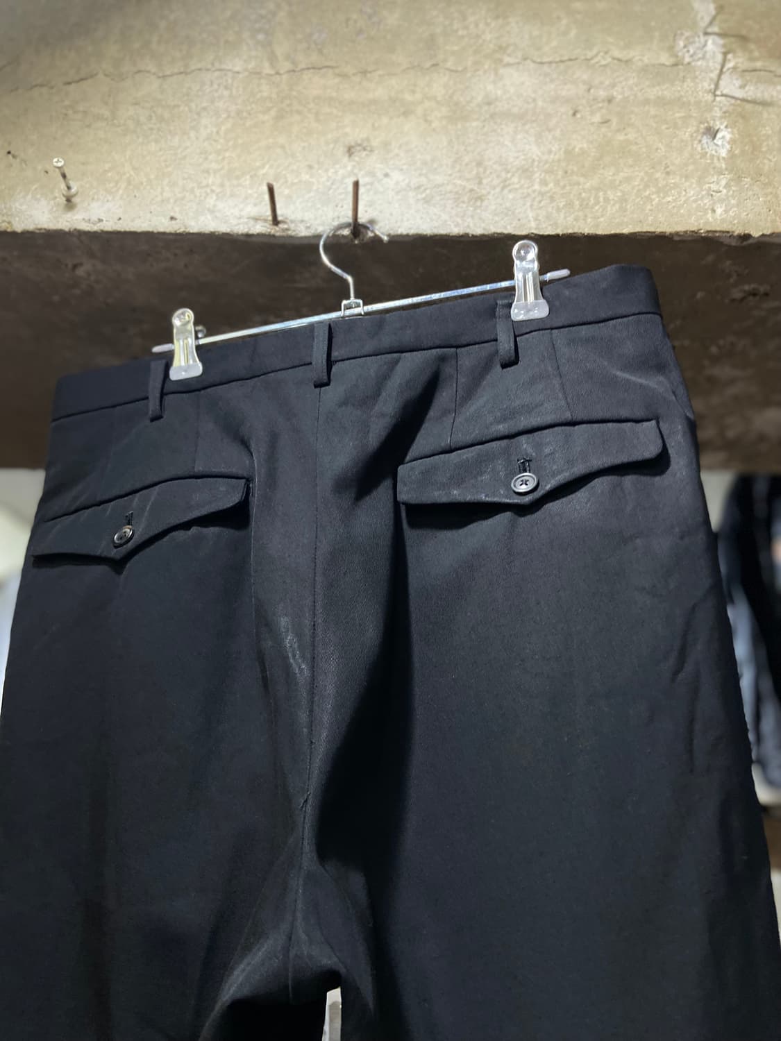 90s Y's for men 요지 야마모토 핀턱 포인트 슬랙스 상품이미지5