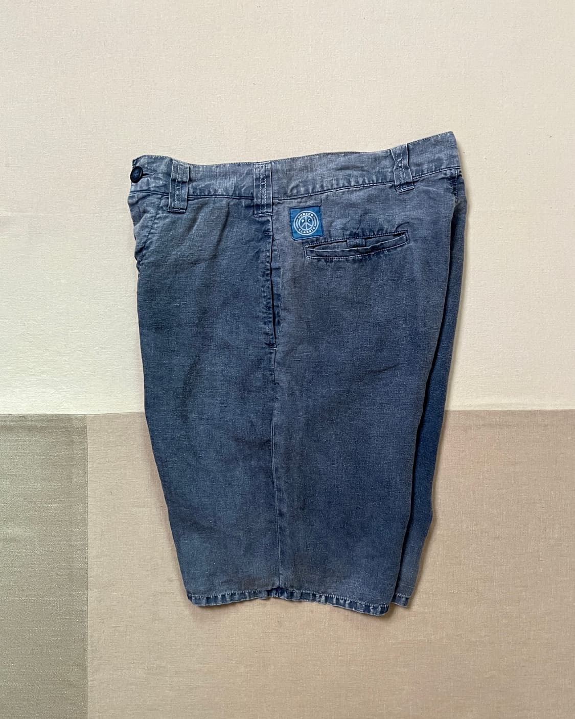 포터클래식 인디고 린넨 쇼츠 porter classic 반바지 상품이미지3