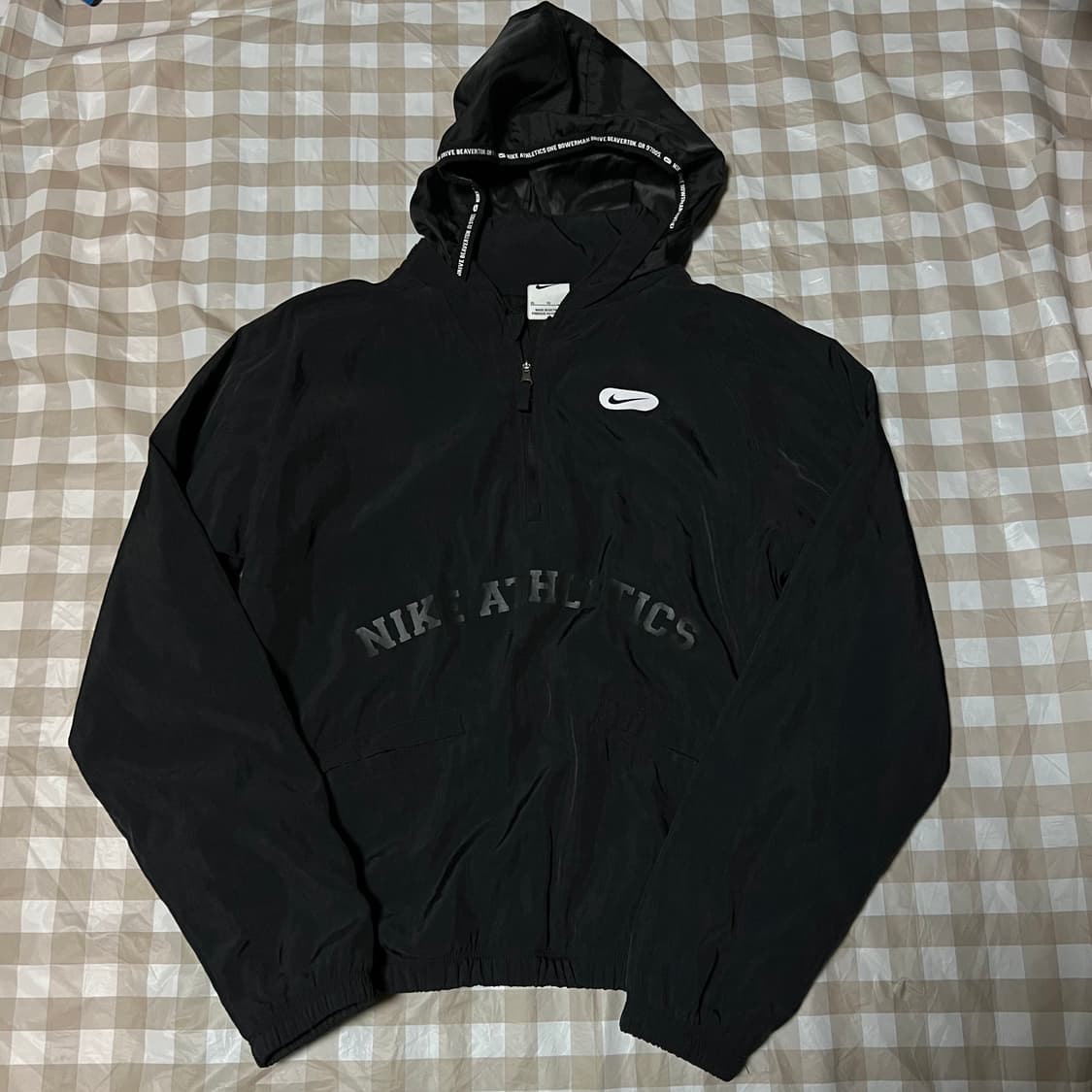 나이키 애슬레틱스 후드 여성 바람막이 XL 반집업 후드 바막 여성 키즈 상품이미지1