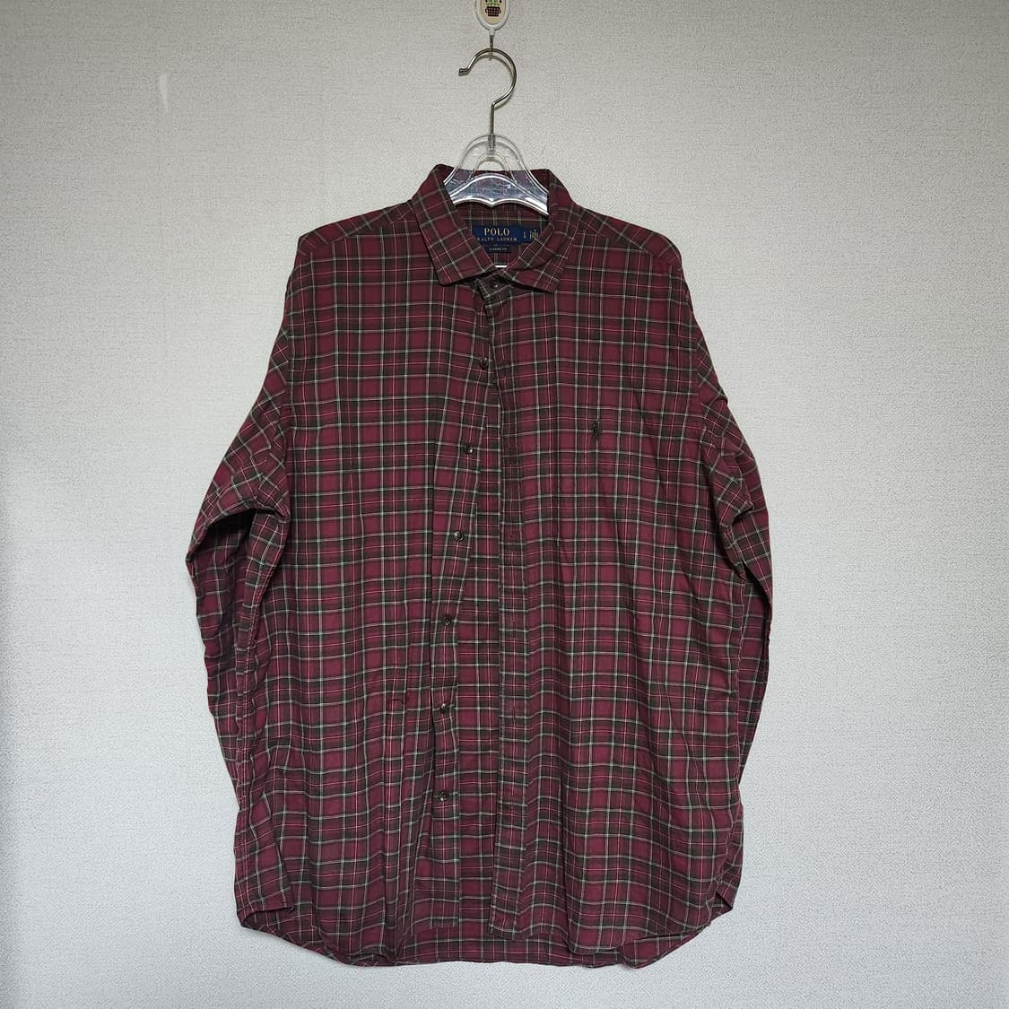 폴로랄프로렌 체크 남방 남LG 상품이미지1