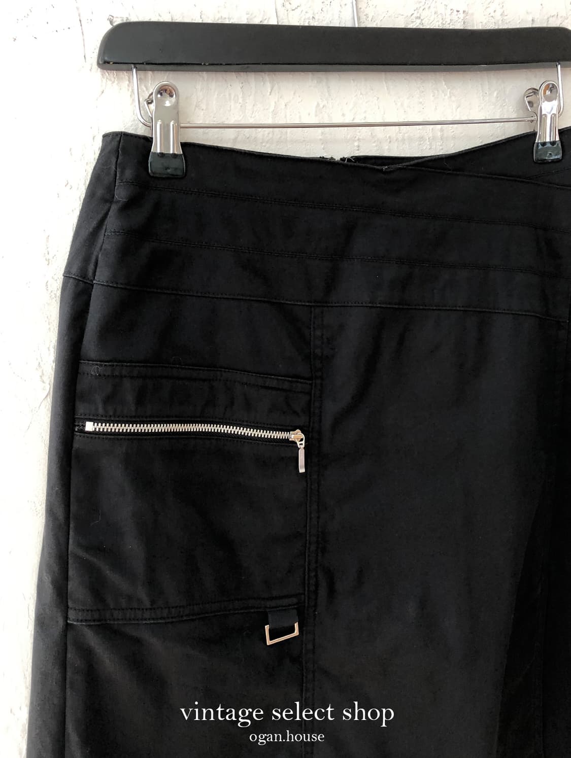 vintage zip detail midi skirt 상품이미지6