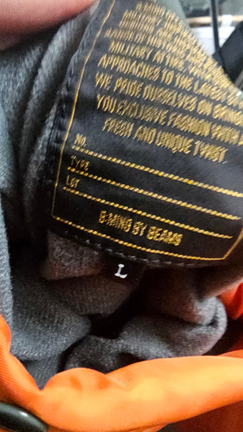 [L] 빔즈 23aw ma-1 올리브 B:MING by BEAMS 상품이미지3