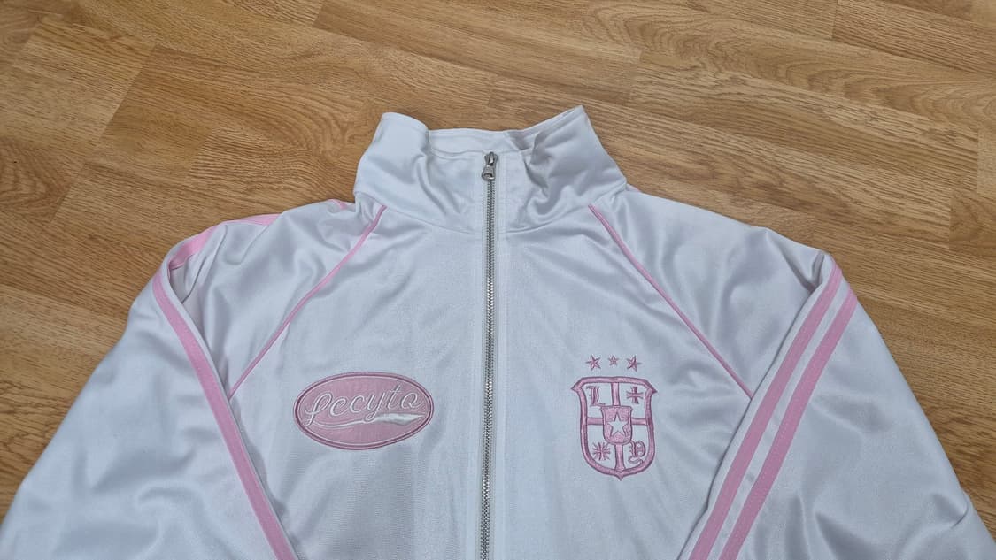 LECYTO Varsity Tracktop_WHITE 상품이미지4