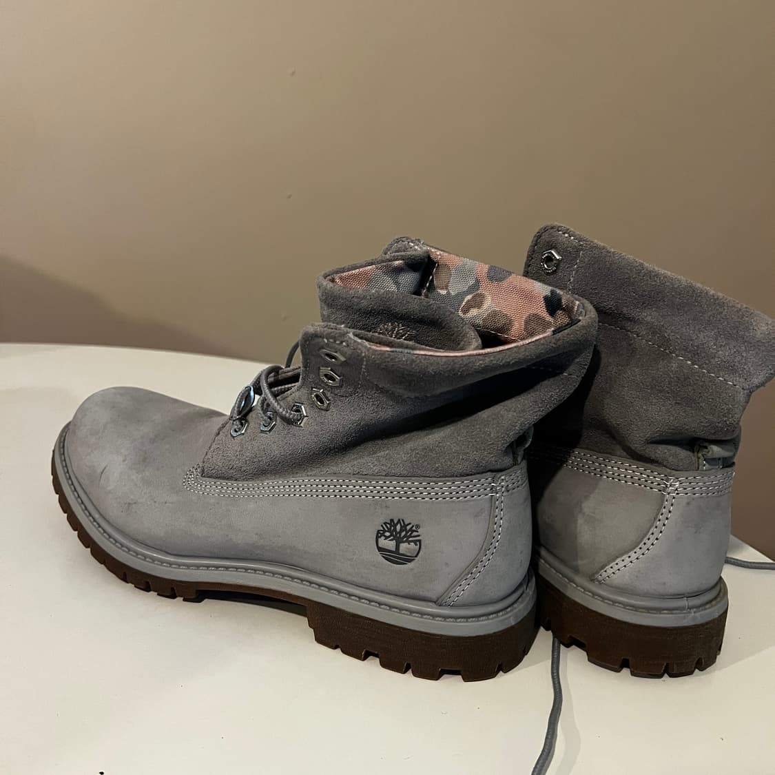 팀버랜드 롤탑 라이트 그레이 부츠 상품이미지2