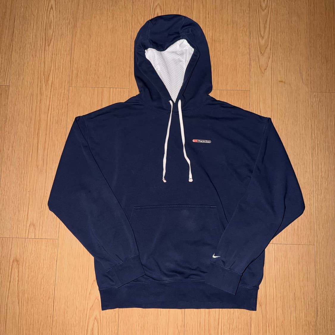 나이키 트랙 클럽 드라이핏 플리스 러닝 풀오버 후드 네이비 상품이미지5