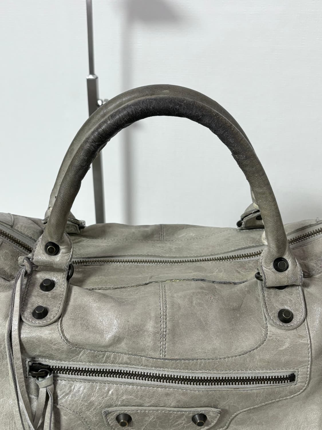 발렌시아가 워크 모터백 토프그레이 상품이미지6