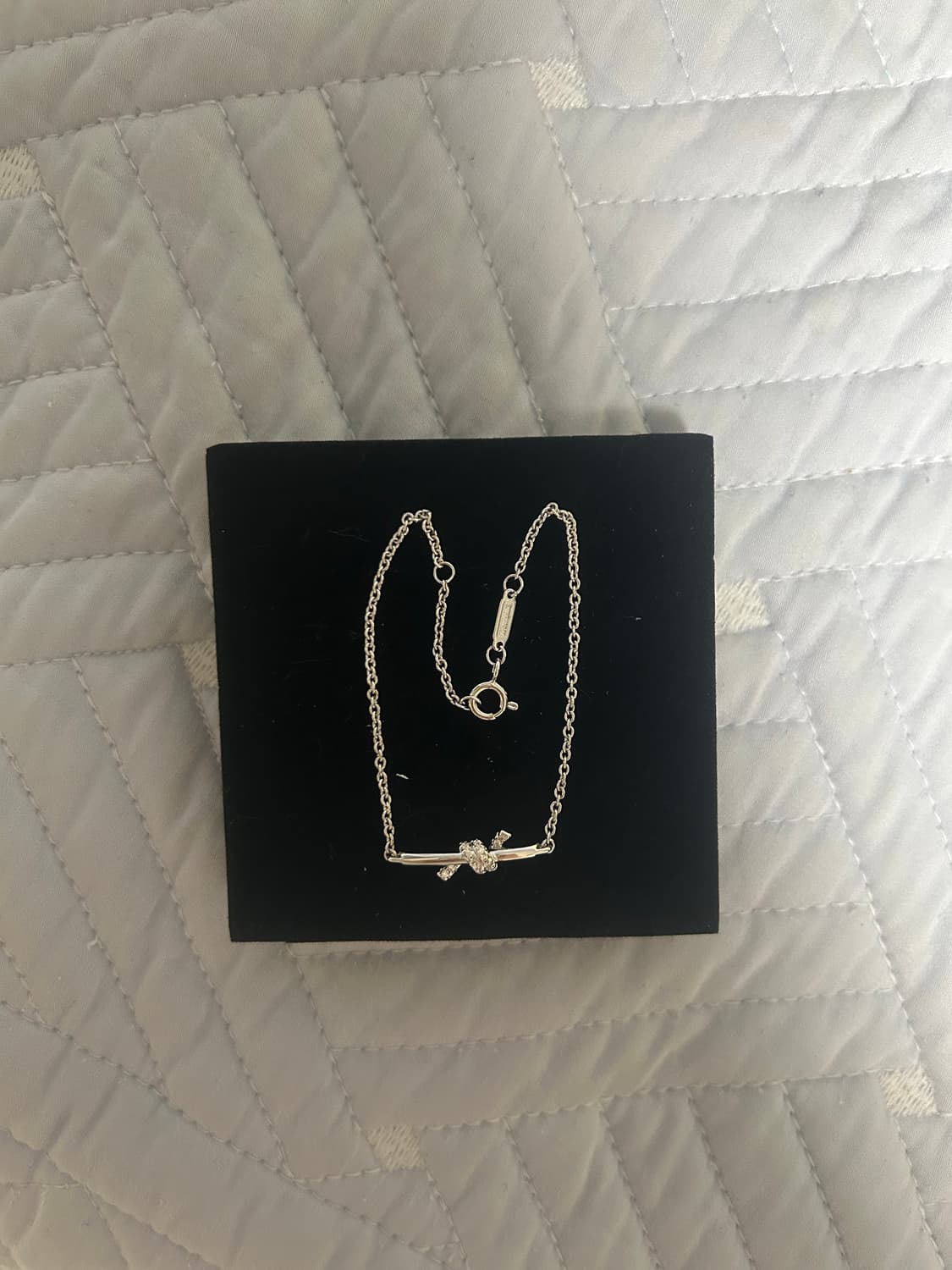 매듭 디자인 실버 팔찌 상품이미지3