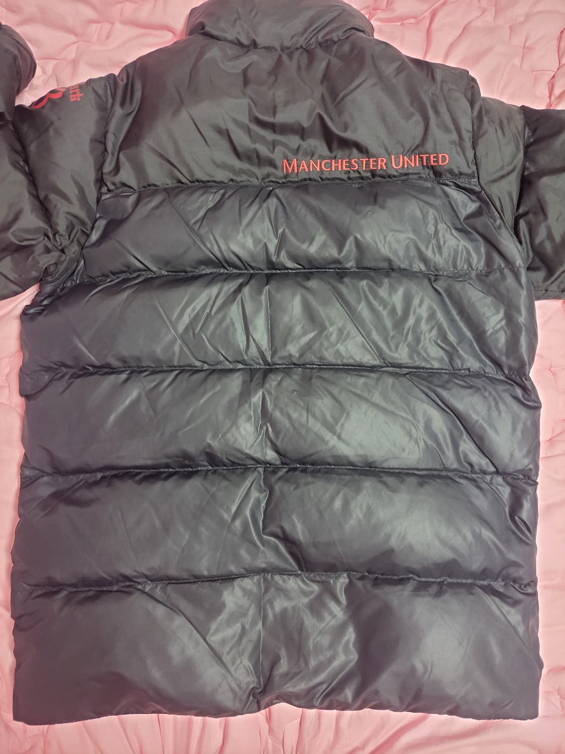 급처상태양호!나이키 오리털 덕다운 맨체스터유나이티드 맨유박지성 축구 패딩 상품이미지2