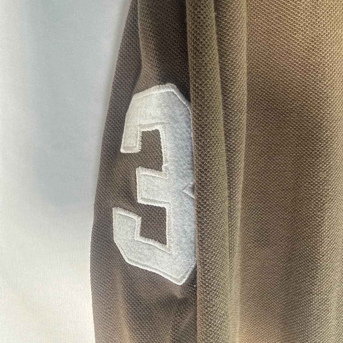 폴로 랄프로렌 빅포니 롱슬리브 카라 티셔츠 다크 브라운 상품이미지3