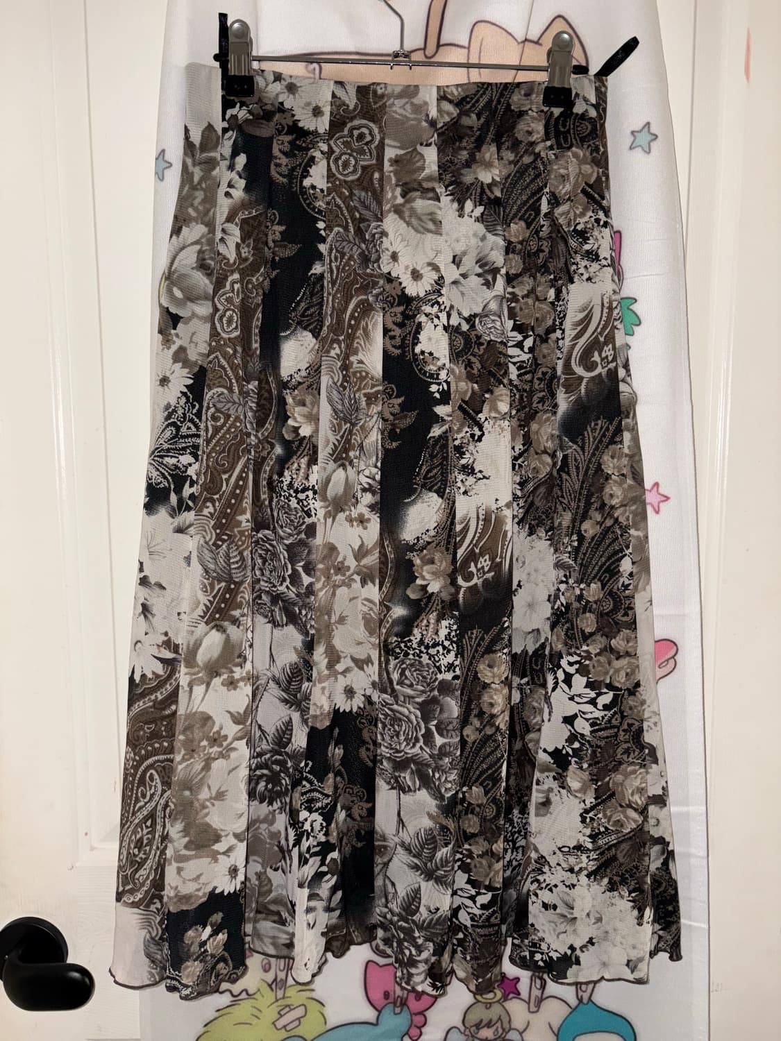 빈티지 그런지 모리 페어리 미디 스커트 상품이미지1