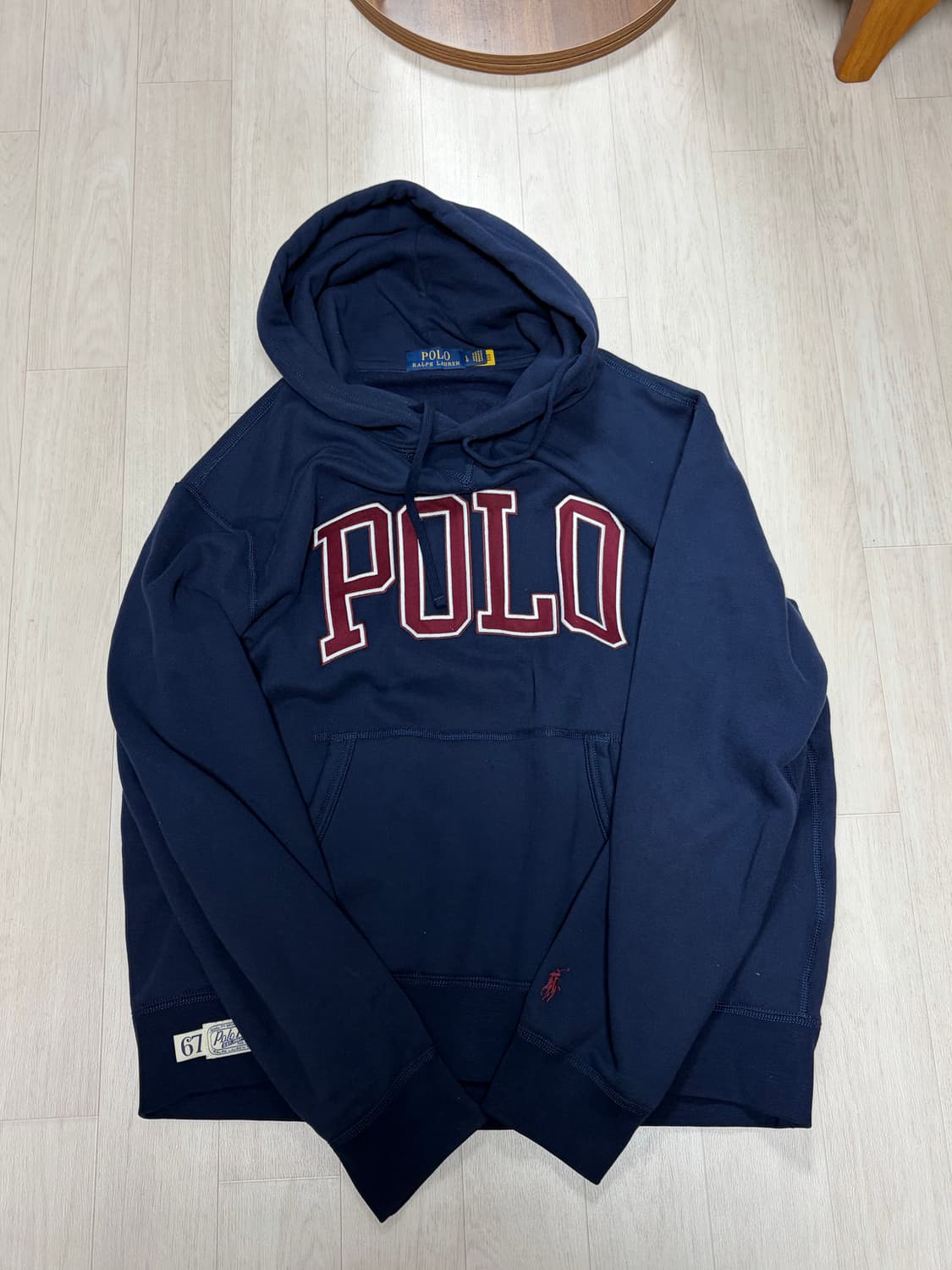 폴로 랄프로렌 빅로고 네이비 후드티 L 상품이미지3
