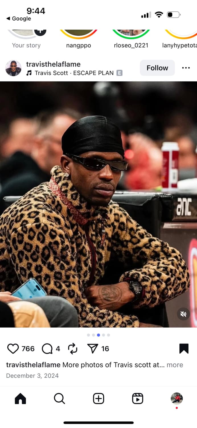 캐피탈 래오파드 플리스(스캇 착용) 초희귀 사이즈 상품이미지1