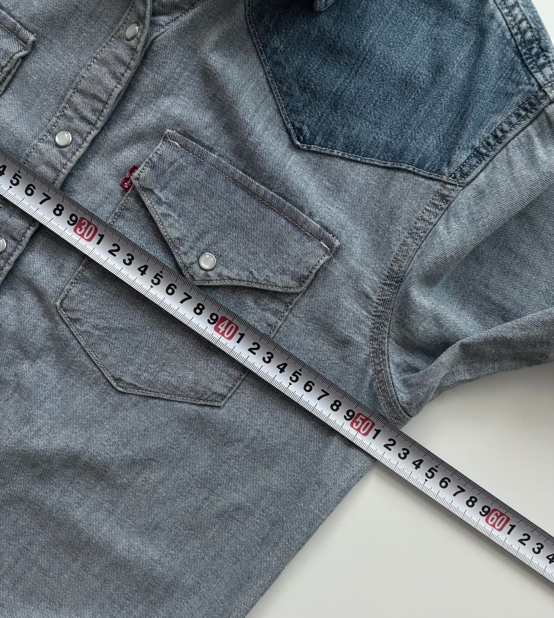 Levi's 리바이스 데님 투톤 웨스턴 셔츠 상품이미지8