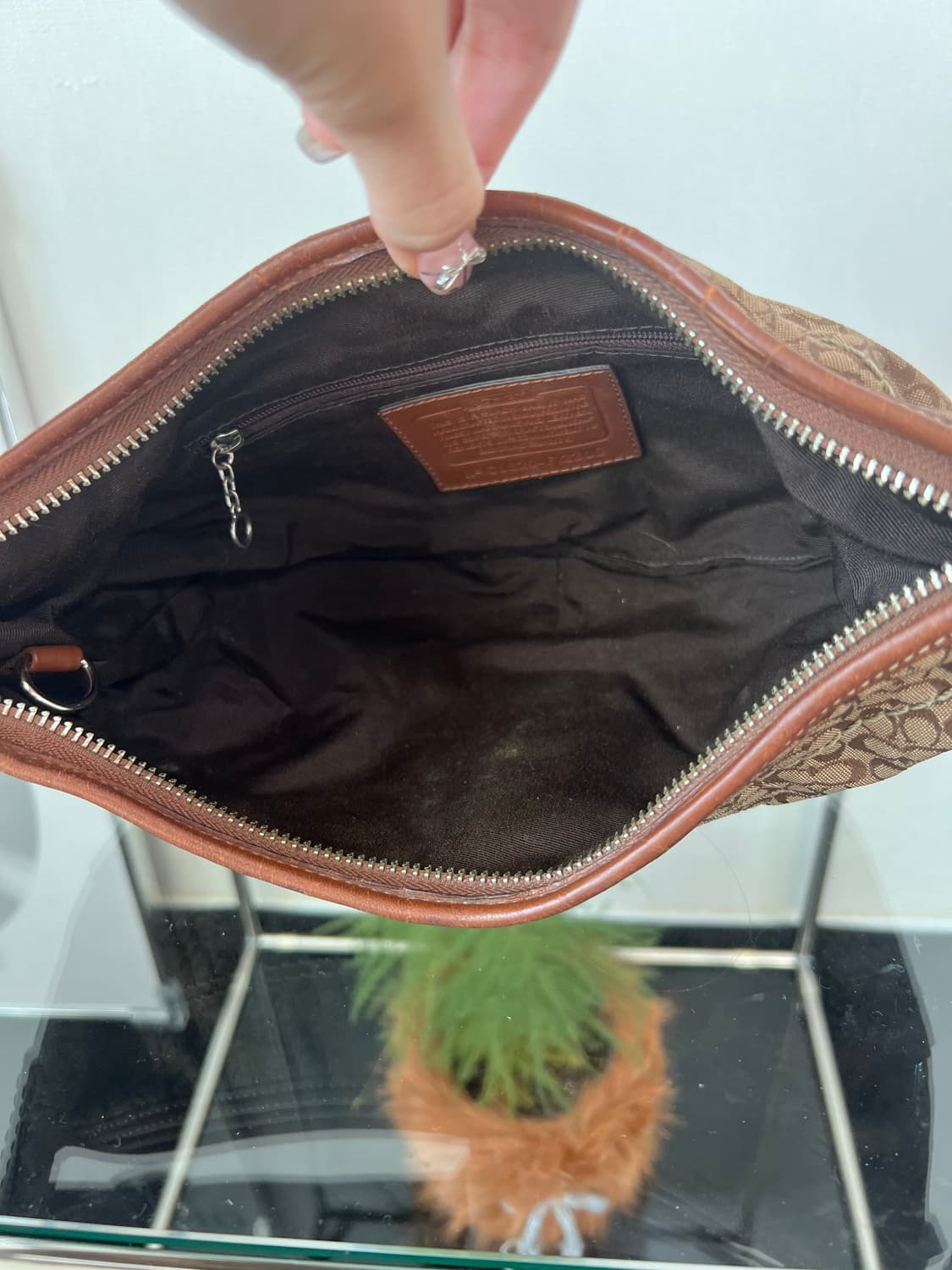 코치 자카드 숄더백 Y2K 상품이미지7