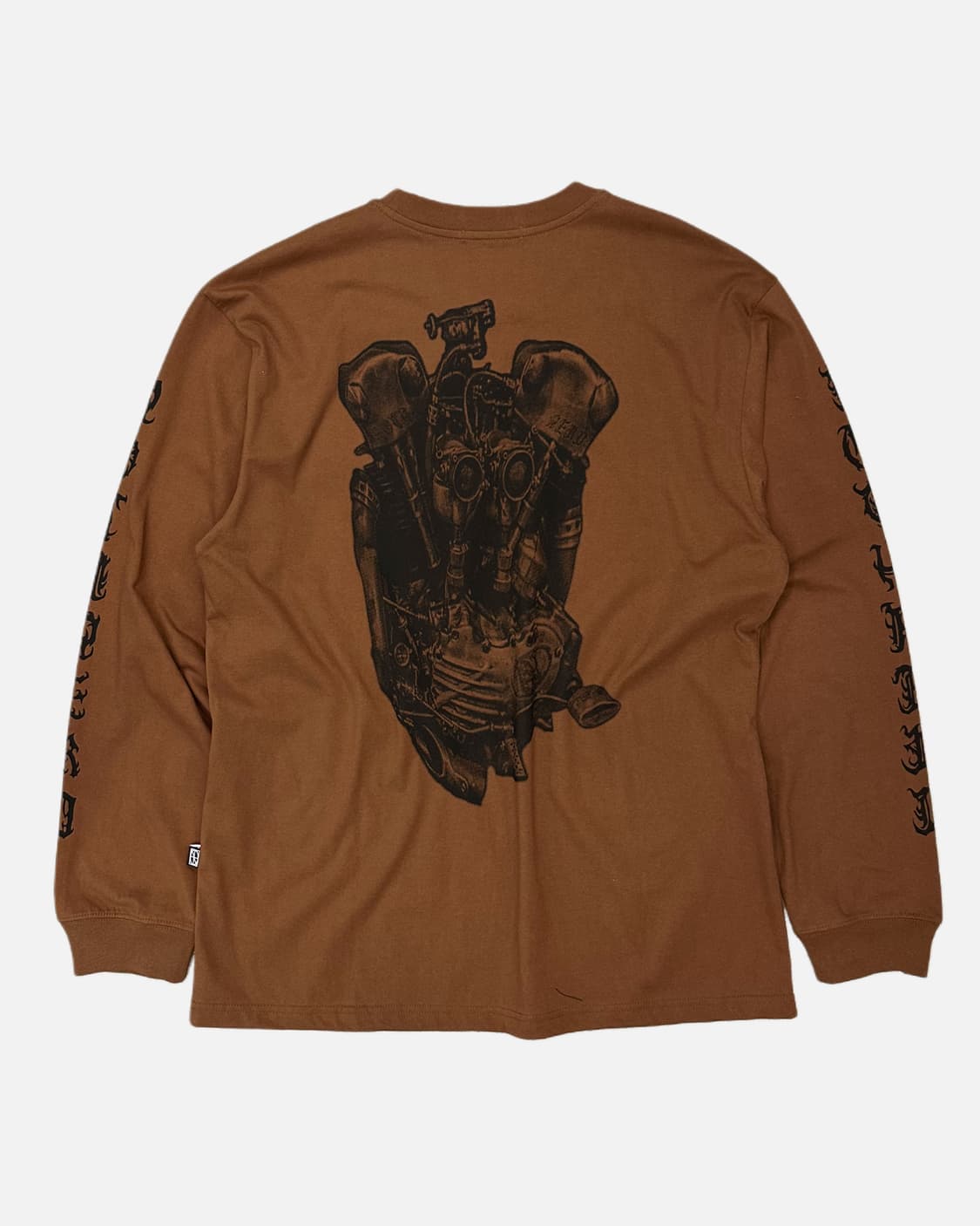 brown lettering engine t-shirt 상품이미지5