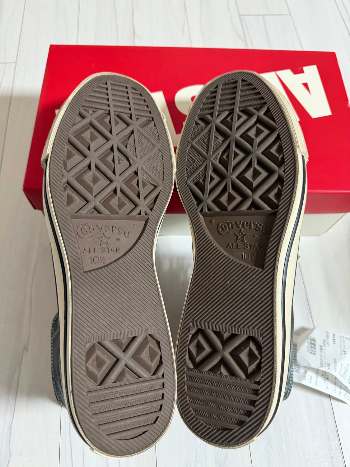 [295] 컨버스 레더 올스타 재팬 J 하이 딥그린 상품이미지3