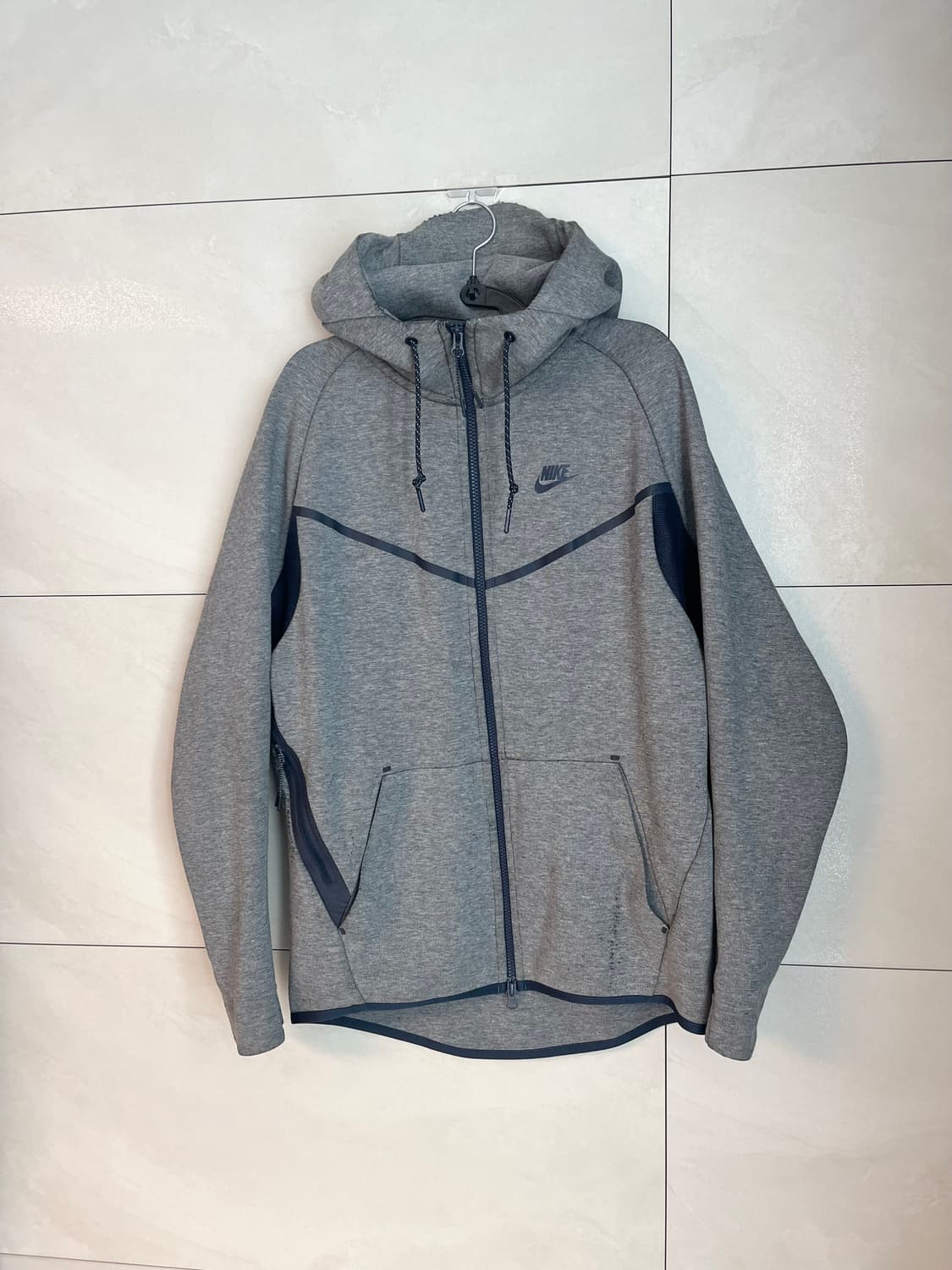 나이키 테크팩 후드집업 그레이/네이비 (L)  상품이미지1
