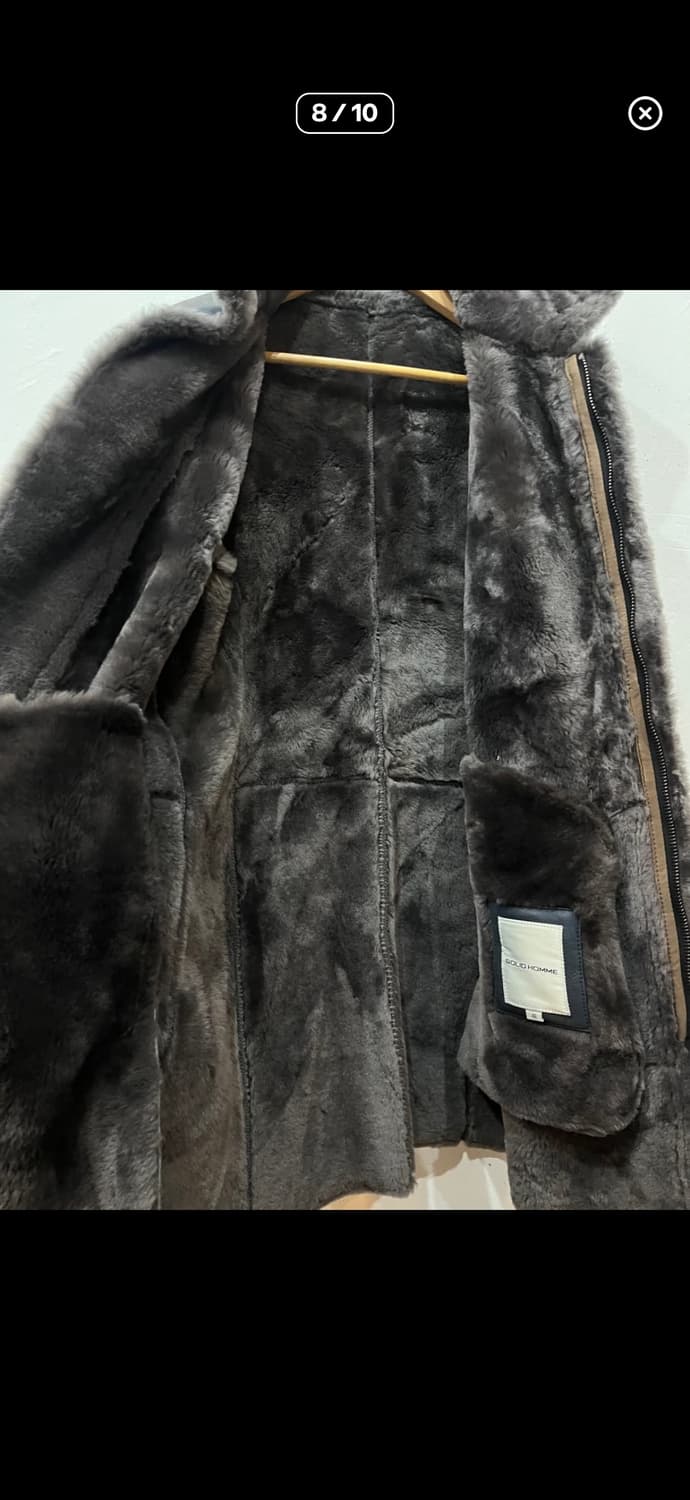 솔리드옴므 양가죽 무스탕 자켓 95 상품이미지5