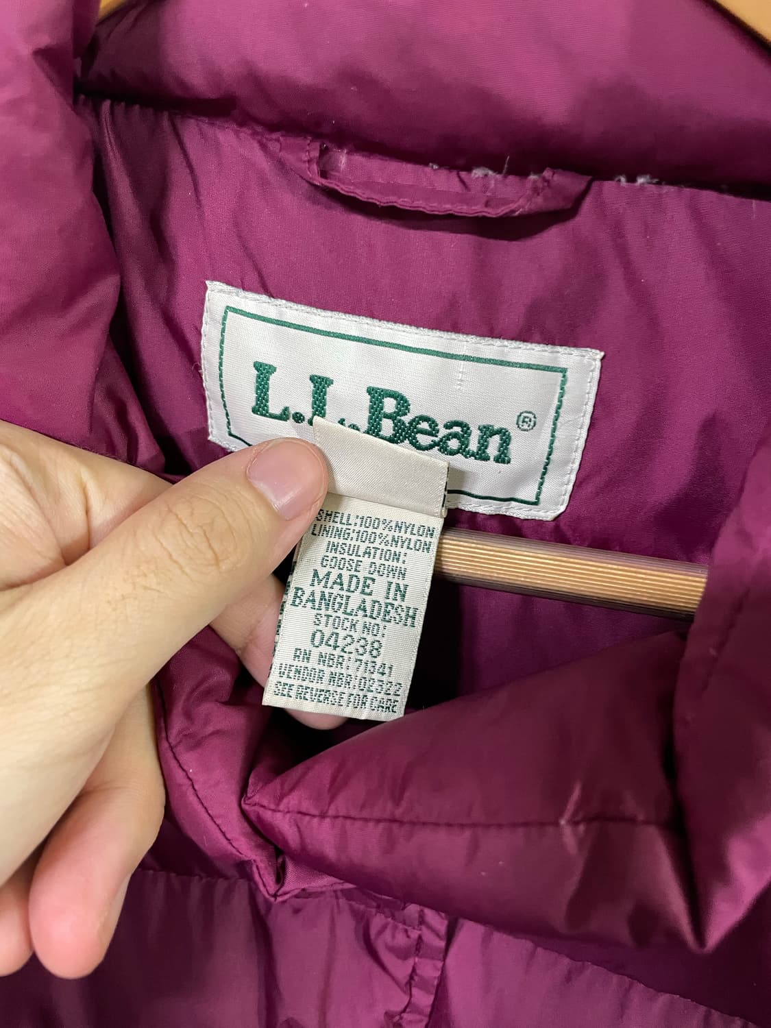 빈티지 LL Bean 엘엘빈 구스다운 푸퍼 베스트 105-110 상품이미지4