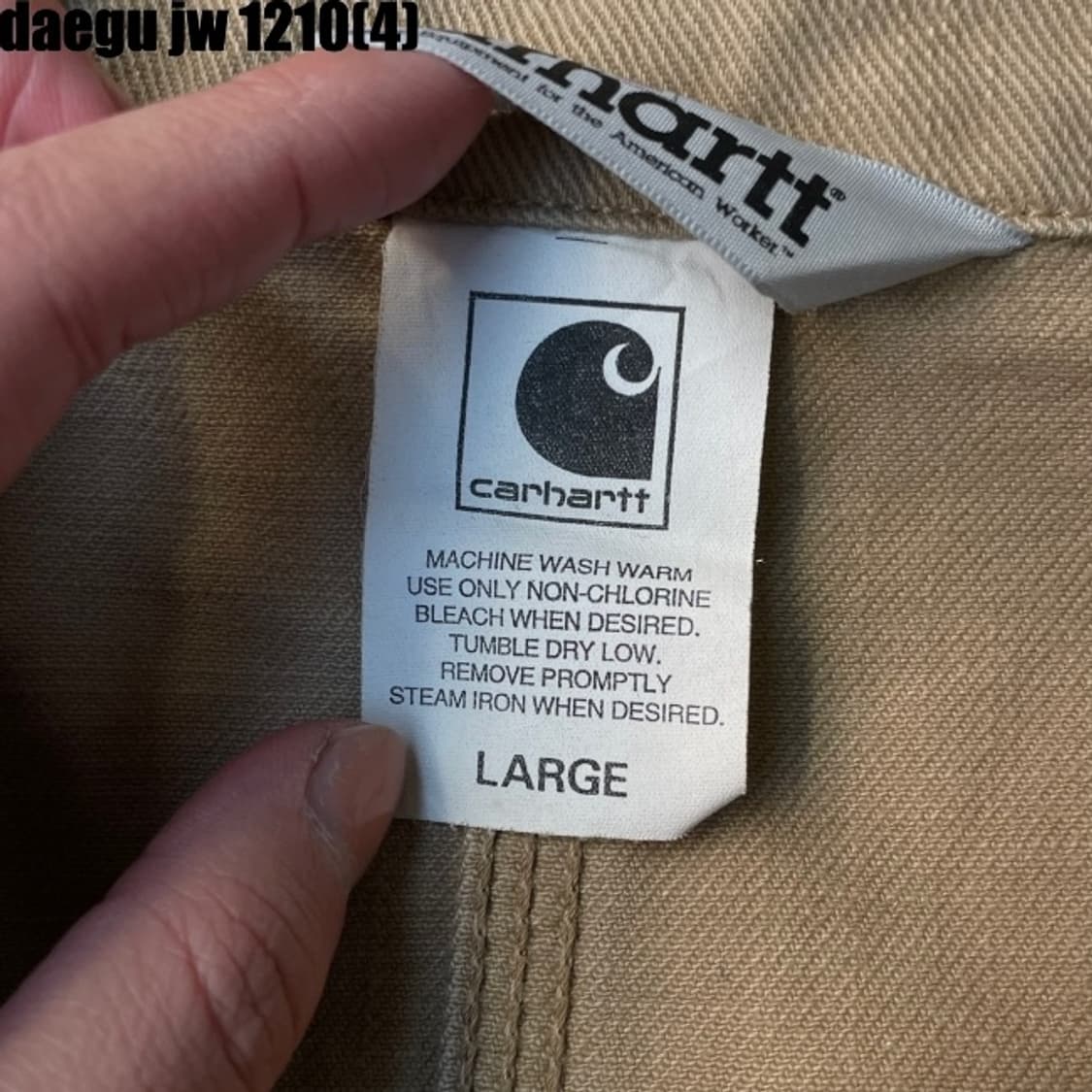 칼하트 워크 면자켓 상품이미지4
