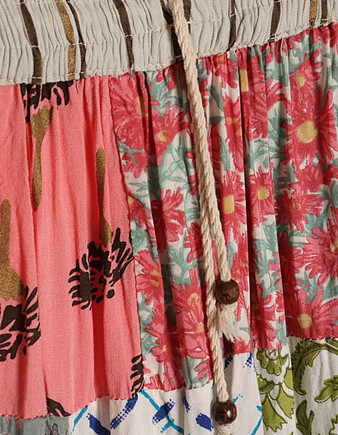 JAGANNATH PatchWork Rayon Skirt (26~27) 상품이미지3