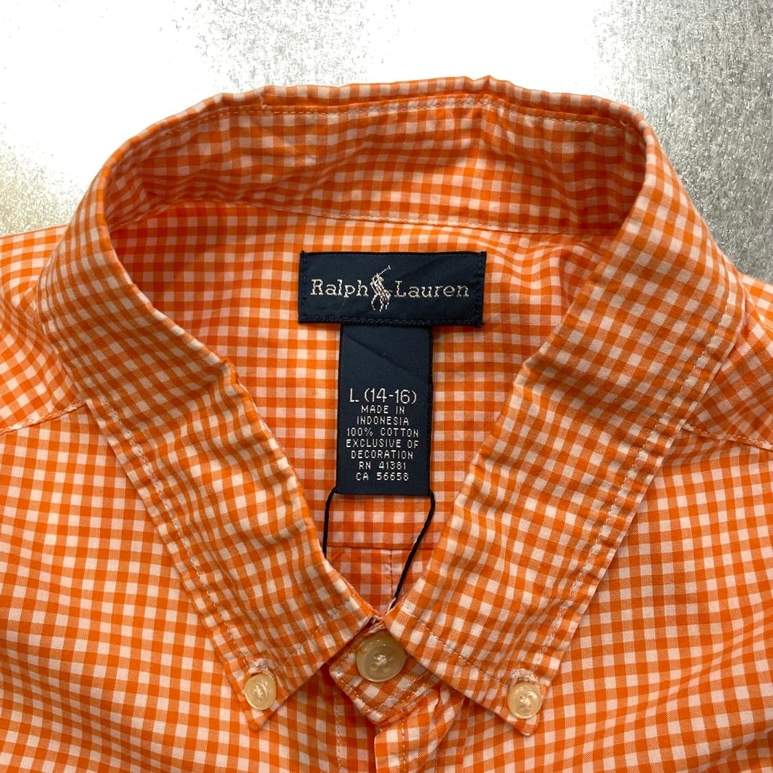 (L) POLO 폴로 랄프로렌 체크 셔츠 상품이미지8