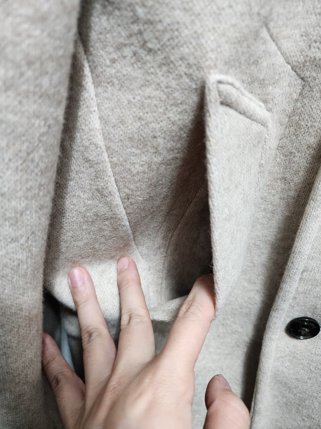 타미힐피거 더블 브레스티드 울 피코트 상품이미지3