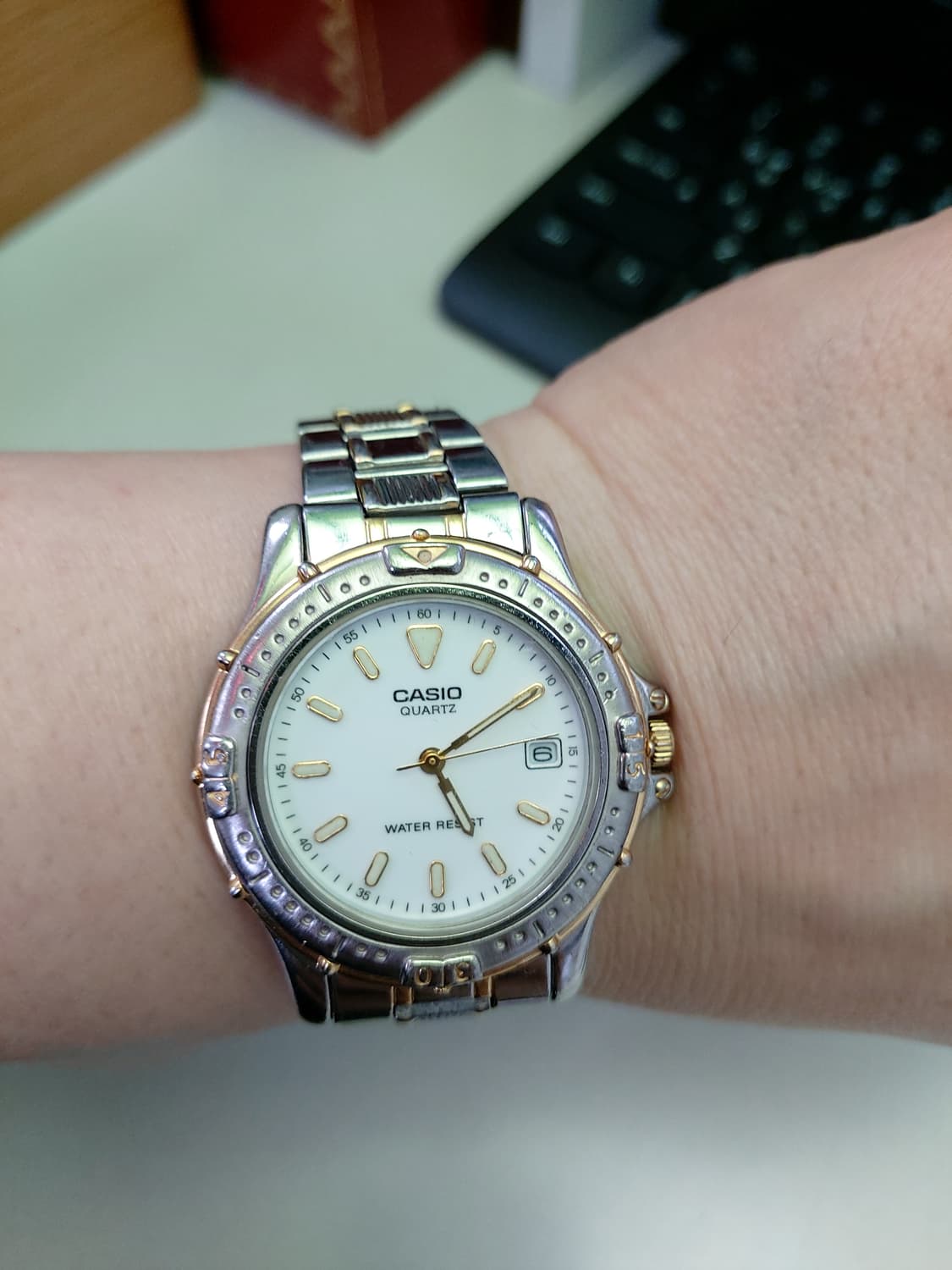 카시오 쿼츠 남성 메탈 시계 상품이미지4