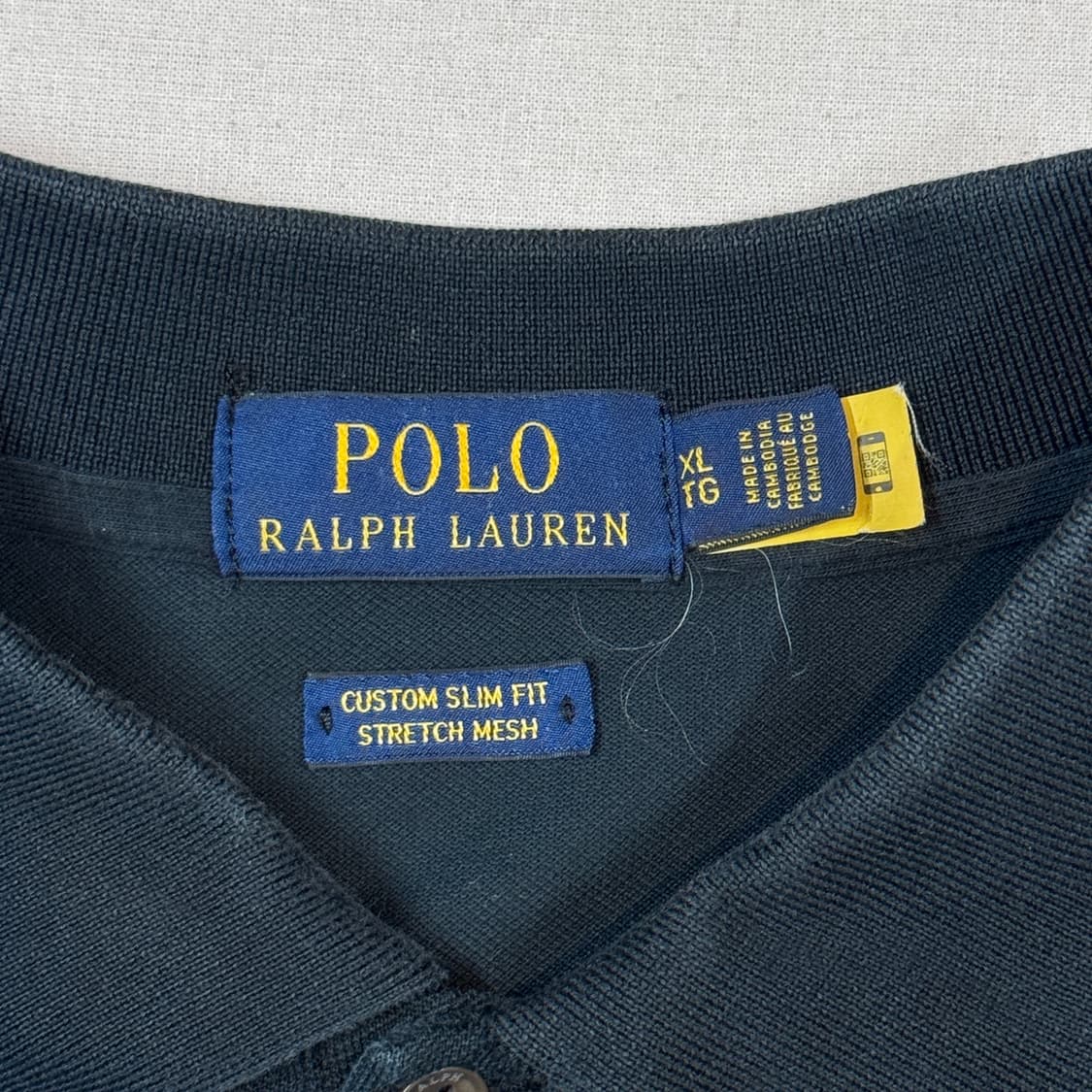 XL) 폴로 랄프로렌 클래식 반팔 카라티 PK 블랙 신형 상품이미지6