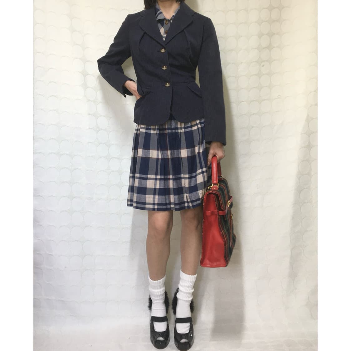 vivienne westwood체크 원피스 상품이미지2