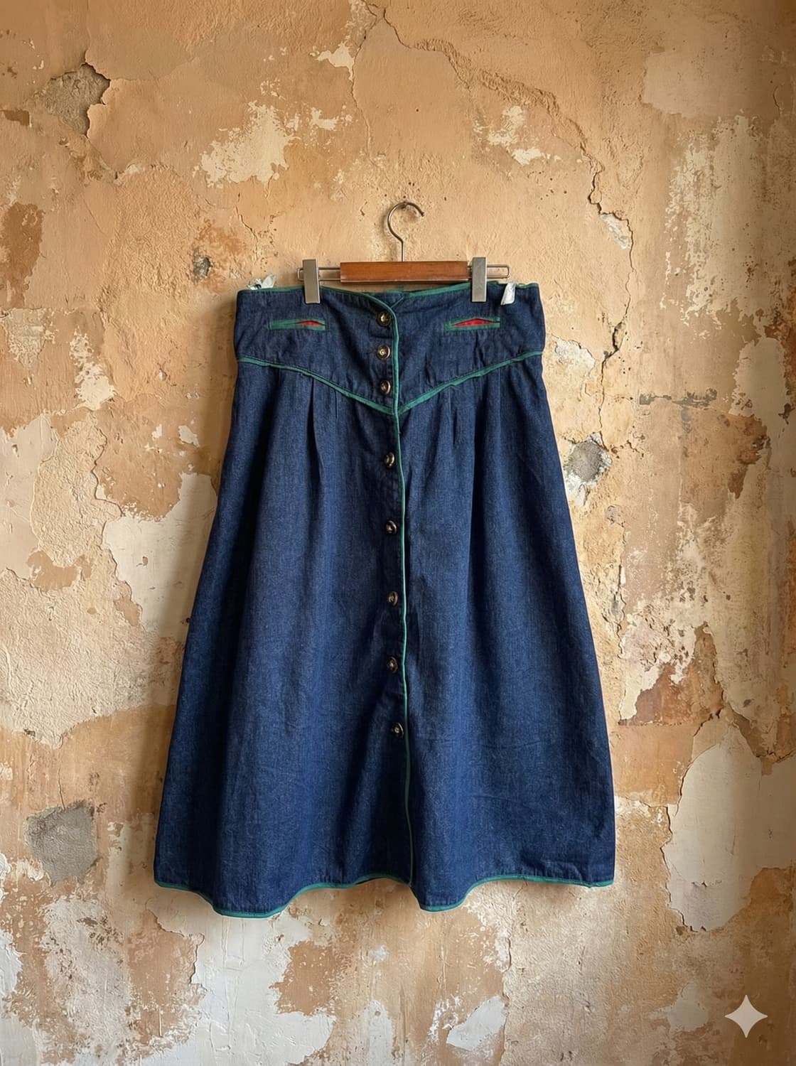  로맨틱 빈티지 데님 스커트 상품이미지1