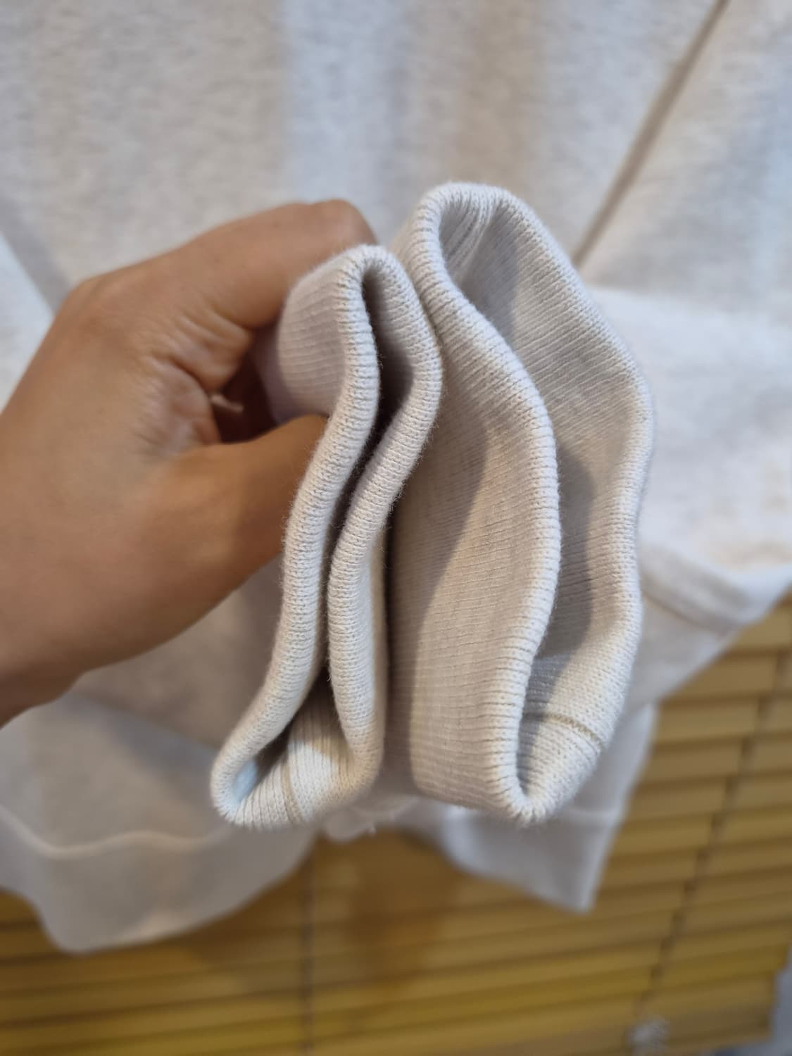 커버낫 남성 모크넥 세미오버 레글런티셔츠 M사이즈 상품이미지4