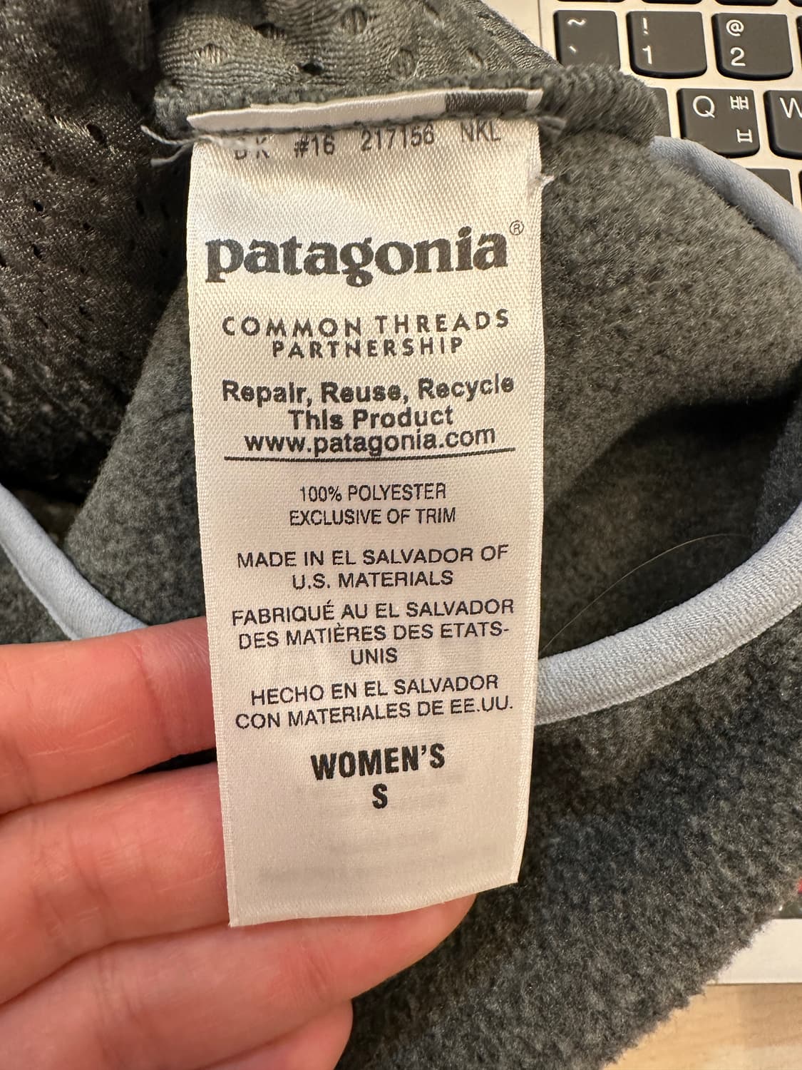 우먼S) 파타고니아 신칠라 그레이 후드 집업 상품이미지5
