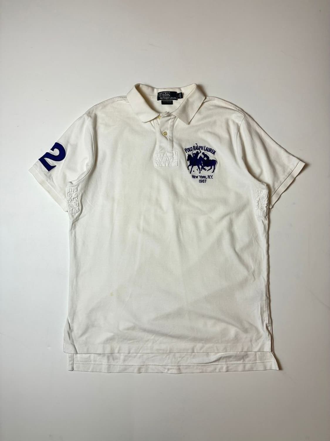 폴로 랄프로렌 10's 자수 로고 반팔 카라 티셔츠 PN8692 상품이미지1