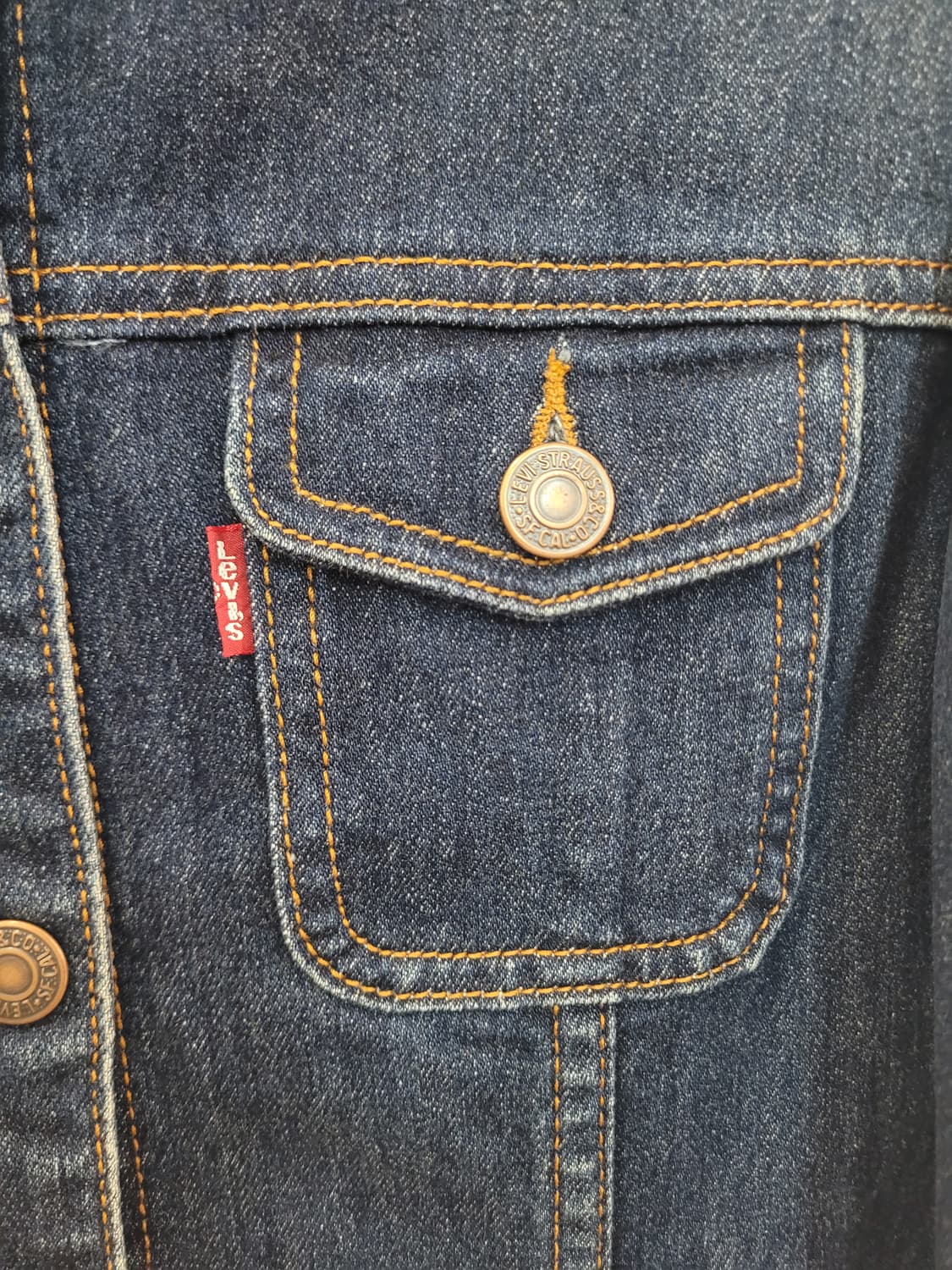 리바이스 데님 청자켓 여성용 90사이즈 상품이미지4