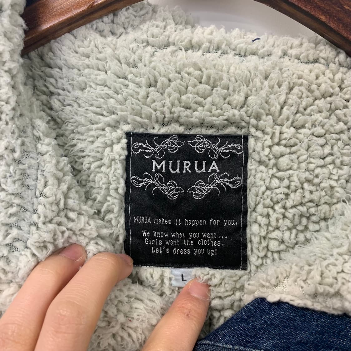 Vintage 빈티지 y2k 모리걸 더플 데님 자켓 상품이미지5