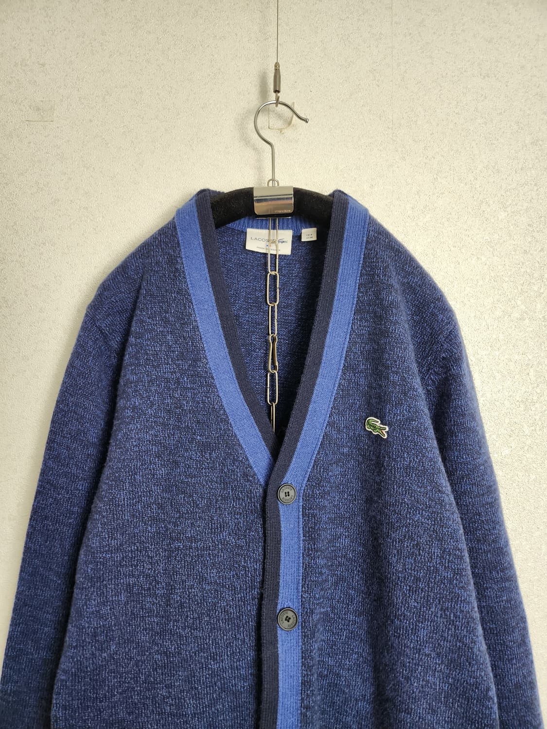 라코스테 메리노울100 가디건 M 상품이미지2