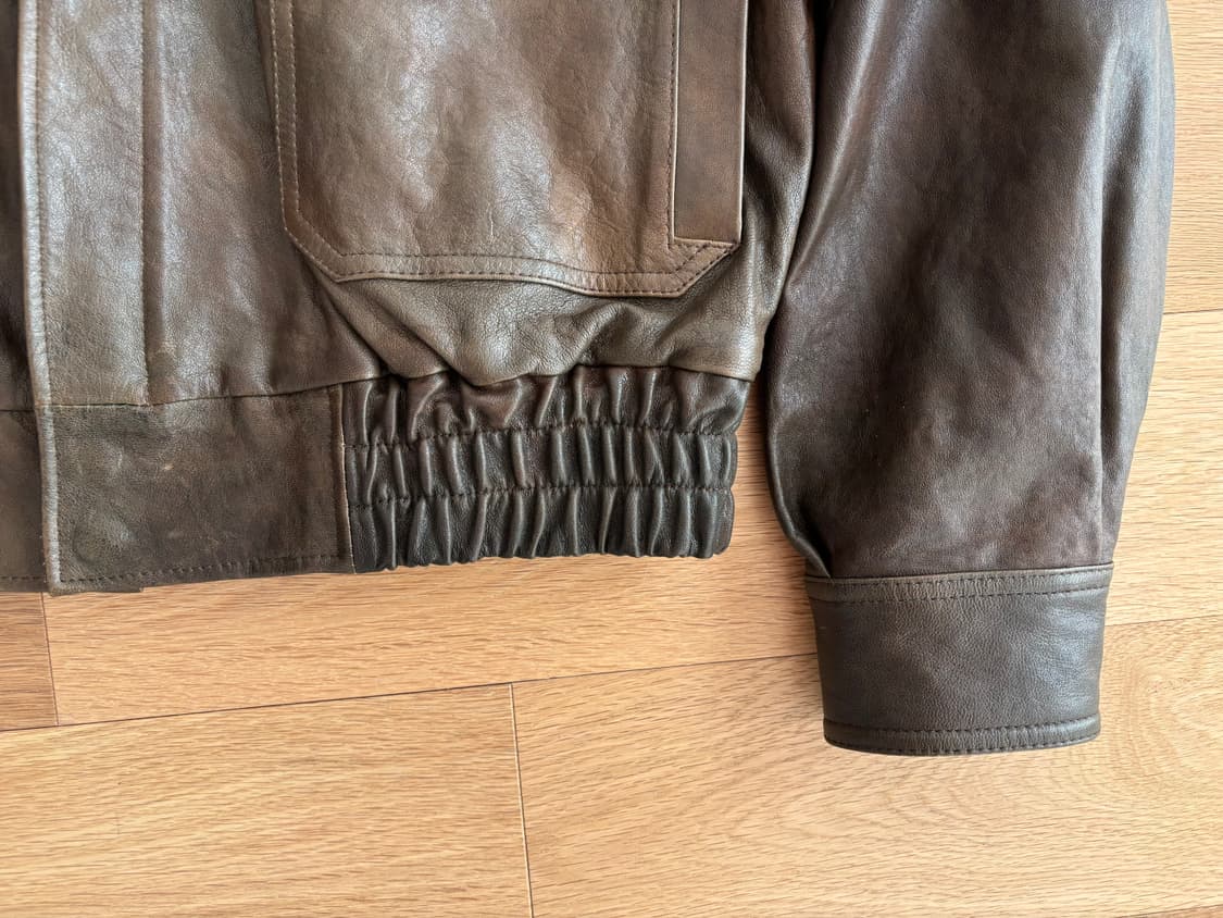 쿠어 베지터블 레더 자켓 a-2 L 상품이미지3