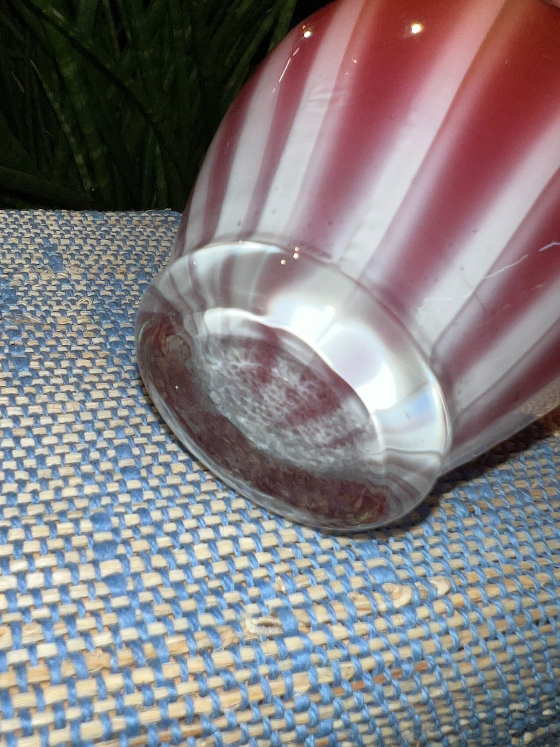 50s Lauscha Bimini Salmon Red Bud Vase 상품이미지10