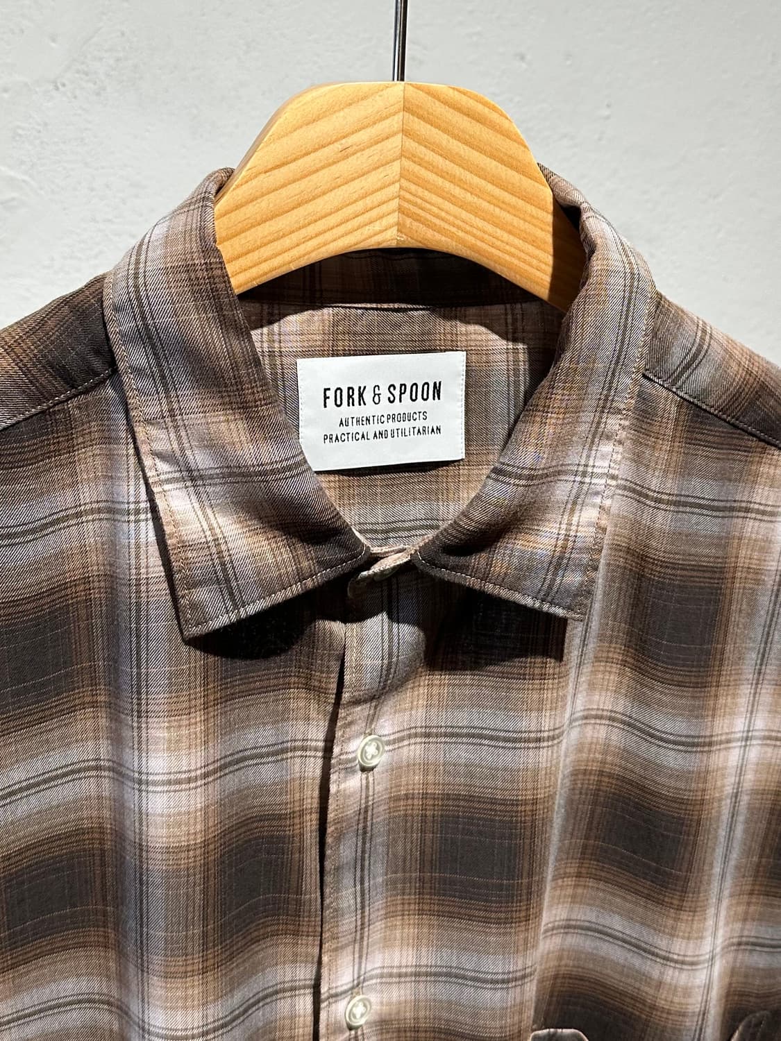 Urban Research Doors cotton Check Shirt 상품이미지4