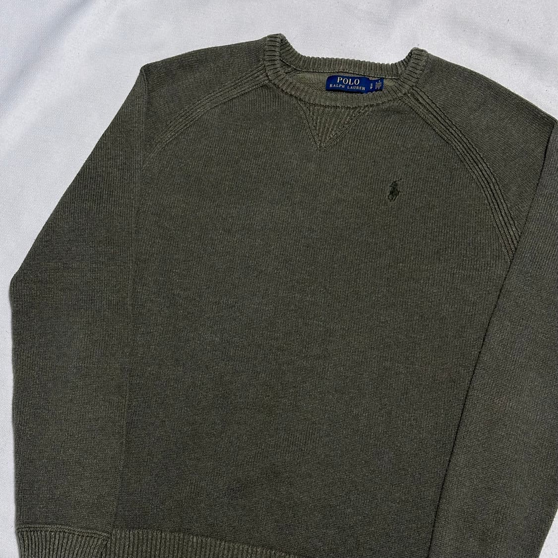 S 폴로랄프로렌 카키 코튼 니트 상품이미지1