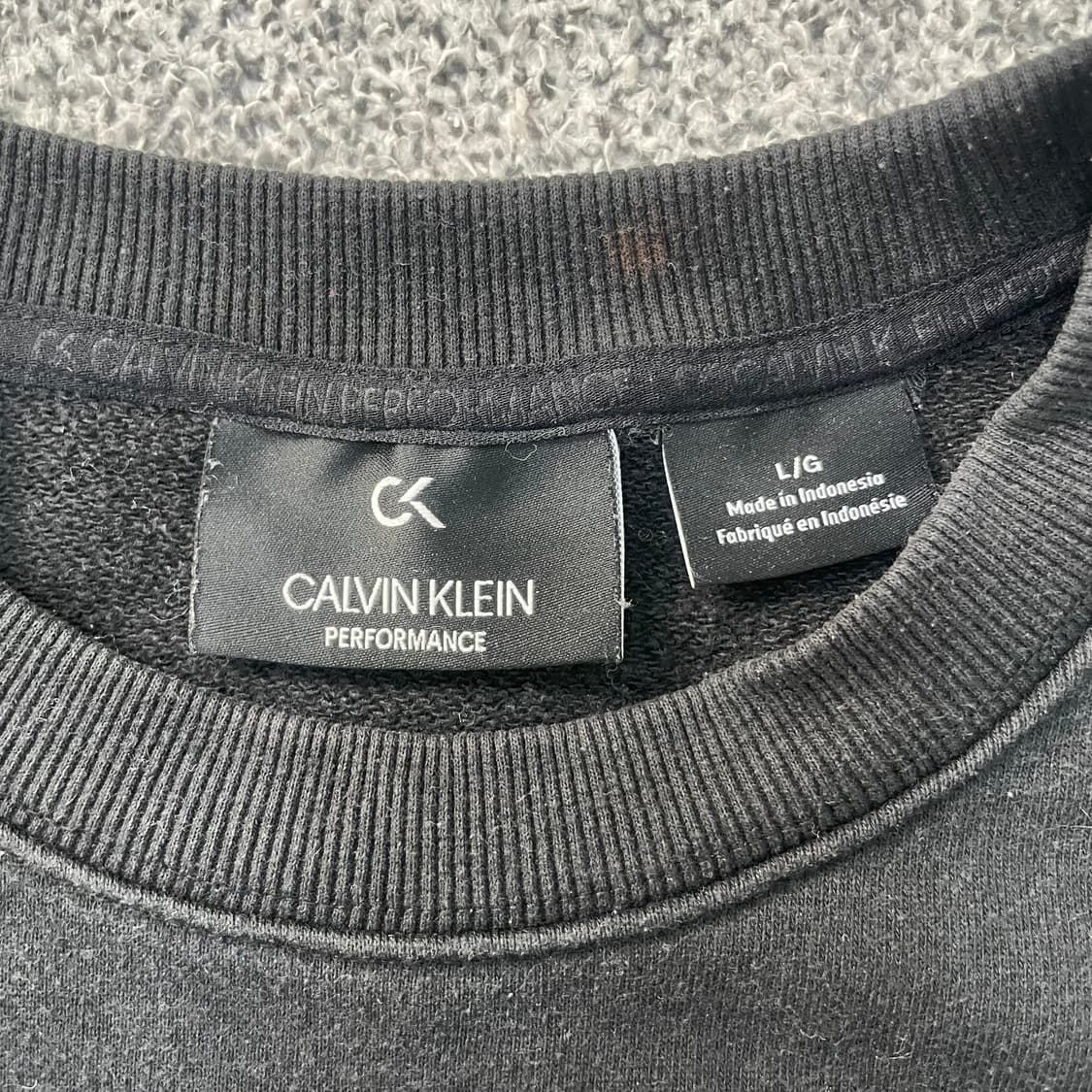 L 캘빈클라인 기본 맨투맨 0303S1 상품이미지2