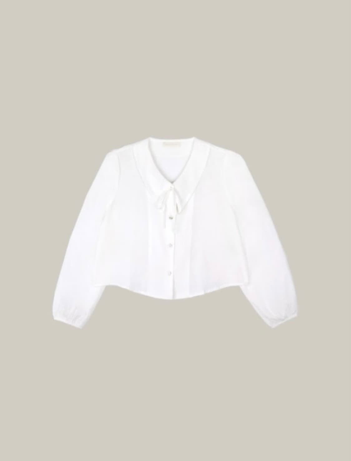 웨어웨더 리본 블라우스 상품이미지4