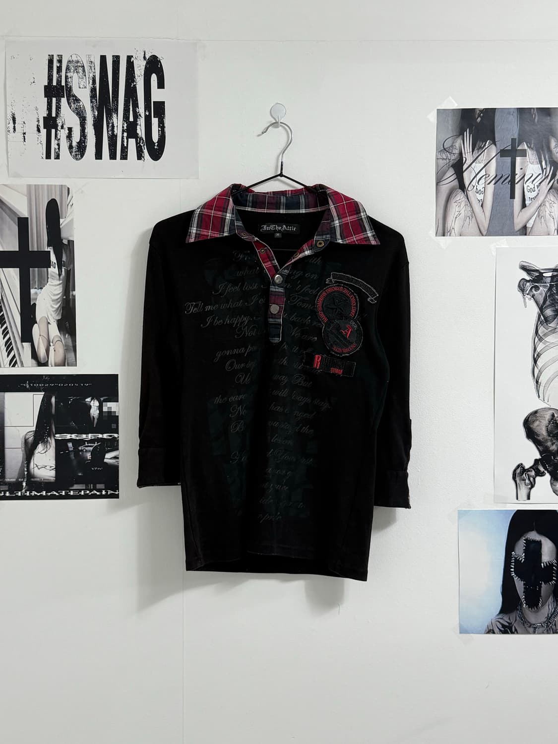 In the attic patch collar quarter sleeve 상품이미지3