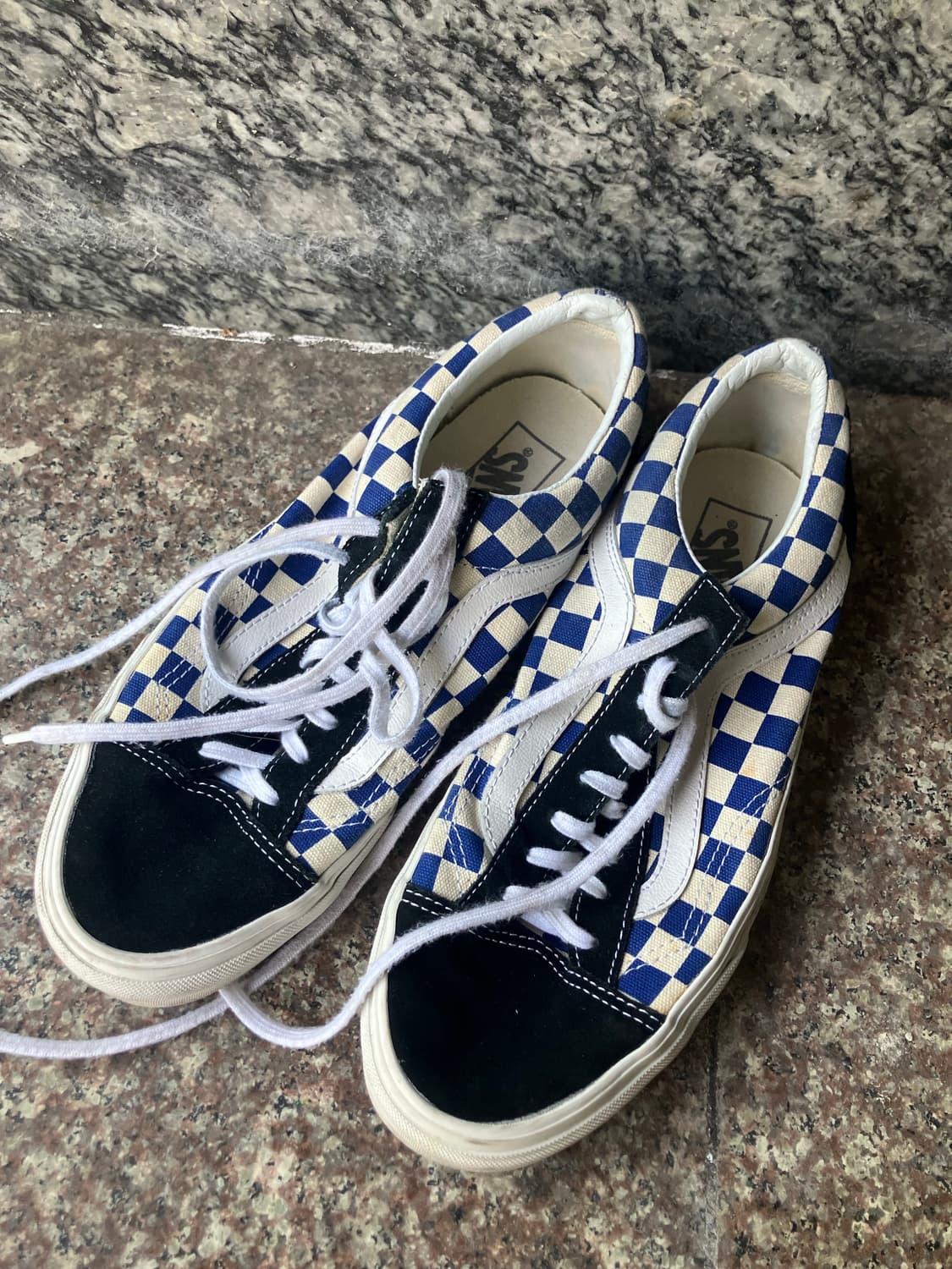 반스 스타일36 올드스쿨 체커보드 블루 270 상품이미지1